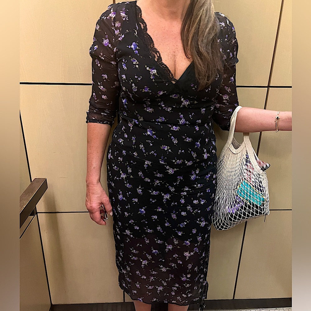 Altuzarra Purple Floral Dress
